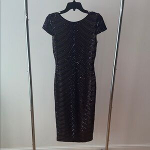 Dress the Population Elegant Blue Sequin Dress